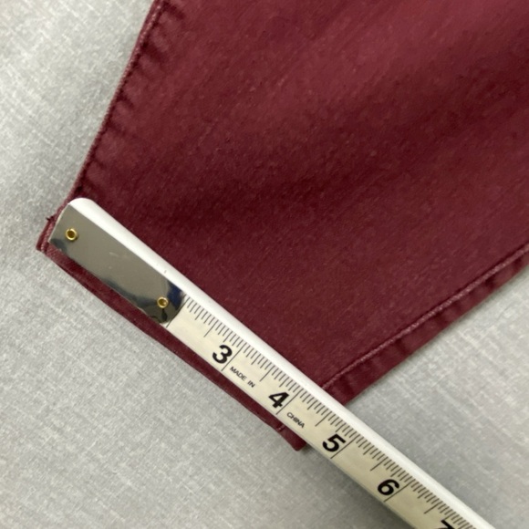 Torrid Burgundy Skinny Jeans Sz 10R Motorbike Superstretch - Picture 10 of 10